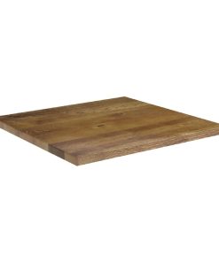 Solid Oak Natural Square Table Top 700x700mm (HS779)