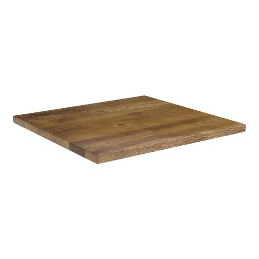 Solid Oak Natural Square Table Top 700x700mm (HS779)
