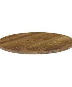 Solid Oak Natural Round Table Top 900mm (HS781)