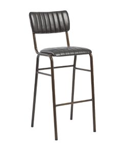 Tavo Stacking Bar Stool Vintage Black 2 pack (HS783)
