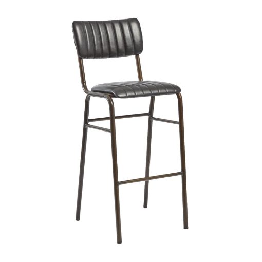 Tavo Stacking Bar Stool Vintage Black 2 pack (HS783)