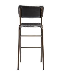 Tavo Stacking Bar Stool Vintage Black 2 pack (HS783)