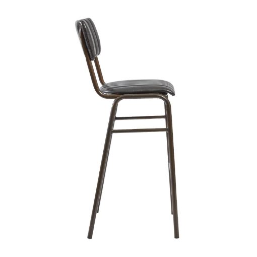 Tavo Stacking Bar Stool Vintage Black 2 pack (HS783)