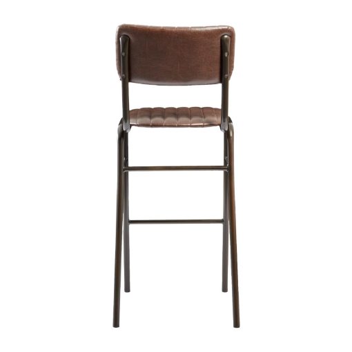 Tavo Stacking Bar Stool Vintage Brown 2 pack (HS784)