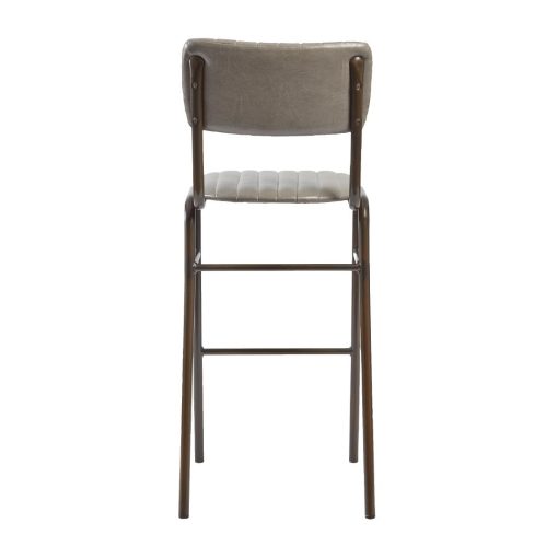 Tavo Stacking Bar Stool Vintage Dark Grey 2 Pack (HS785)