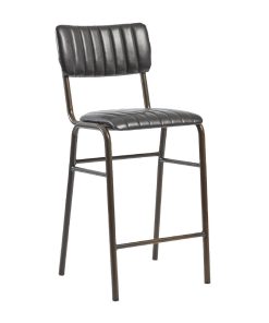 Tavo Stacking Mid Bar Stool Vintage Black 2 Pack (HS789)