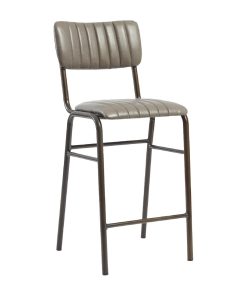 Tavo Stacking Mid Bar Stool Vintage Dark Grey 2 pack (HS791)