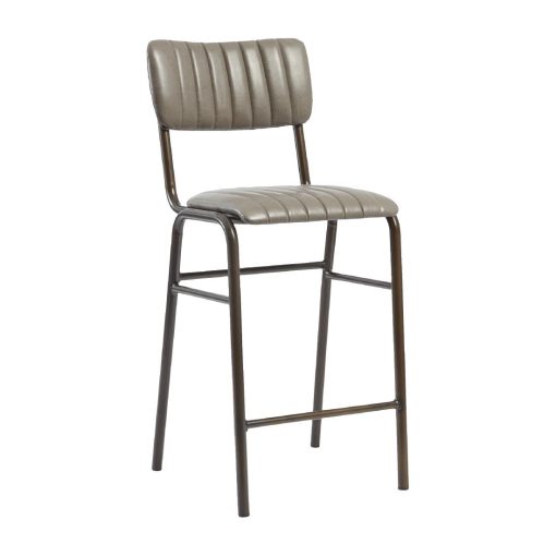 Tavo Stacking Mid Bar Stool Vintage Dark Grey 2 pack (HS791)