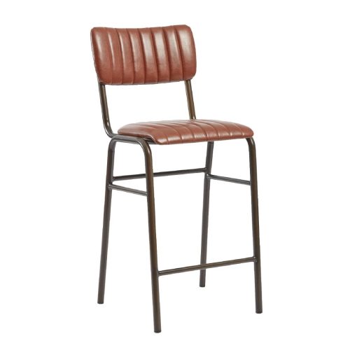 Tavo Stacking Mid Bar Stool Vintage Tan 2 pack (HS793)