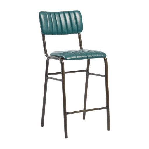 Tavo Stacking Mid Bar Stool Vintage Teal 2 pack (HS794)