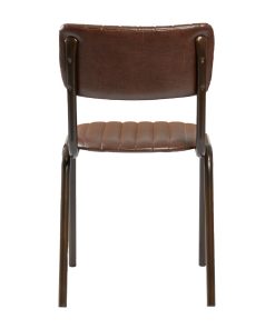 Tavo Stacking Side Chair Vintage Brown 2 pack (HS796)