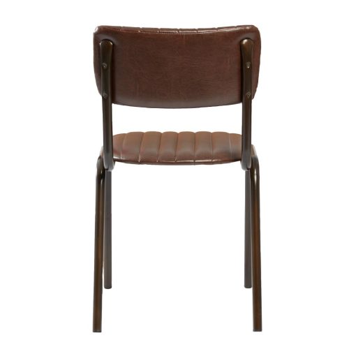 Tavo Stacking Side Chair Vintage Brown 2 pack (HS796)