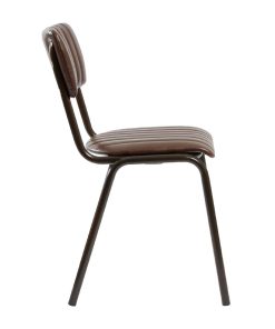 Tavo Stacking Side Chair Vintage Brown 2 pack (HS796)