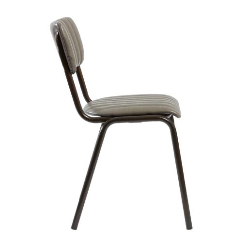 Tavo Stacking Side Chair Vintage Dark Grey 2 Pack (HS797)