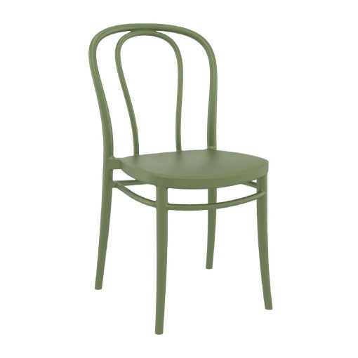 Victor Side Chair Olive Green 2 Pack (HS803)