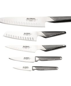 Global 5-Piece Knife Set with Block G-525-NB (HS887)