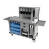 Moffat BBTX Beverage and Breakfast Trolley with 2 End Shelves (HS898)