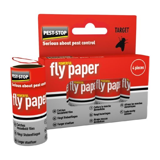 Pest-Stop Fly Paper 4 Pack (HS973)