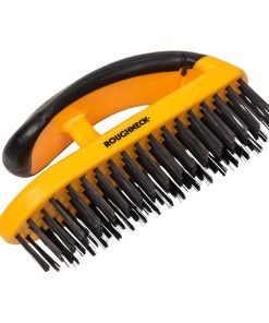 Roughneck Block Wire Grill Brush with Soft Grip Handle (HS977)