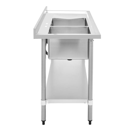 HOST Double Bowl Sink Right Hand Drainer Stainless Steel 1500mm HOST0254DSIR (HT190)