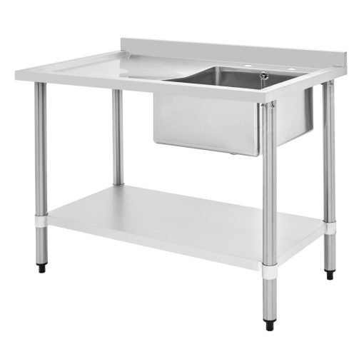 HOST Single Bowl Sink Left Hand Drainer Stainless Steel 1000mm HOST0251SSIL (HT193)