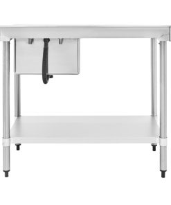 HOST Single Bowl Sink Left Hand Drainer Stainless Steel 1000mm HOST0251SSIL (HT193)