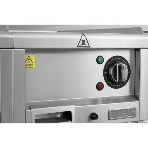 Buffalo 600 Series Ribbed Electric Griddle 400mm (HT754)