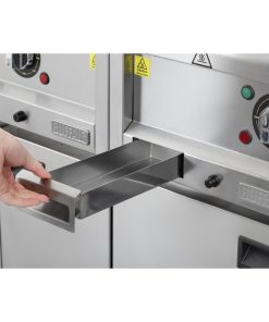 Buffalo 600 Series Ribbed Electric Griddle 400mm (HT754)