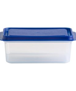 Wham Studio Rectangle Food Box Clear-Blue 1Ltr (HT768)