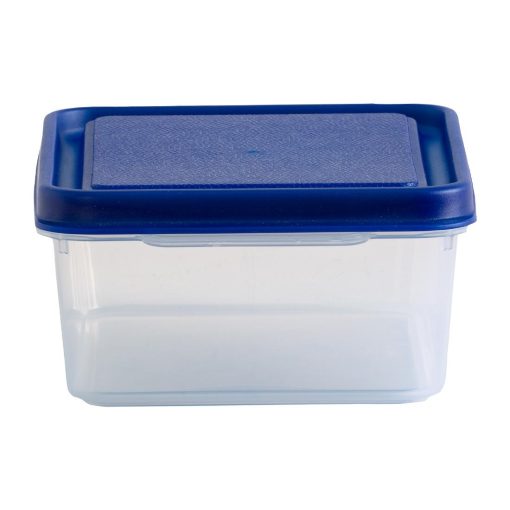 Wham Studio Rectangle Food Box Clear-Blue 1Ltr (HT768)