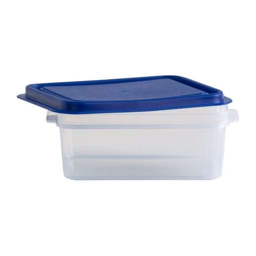 Wham Studio Rectangle Food Box Clear-Blue 1Ltr (HT768)