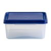 Wham Studio Rectangle Food Box Clear-Blue 2Ltr (HT769)
