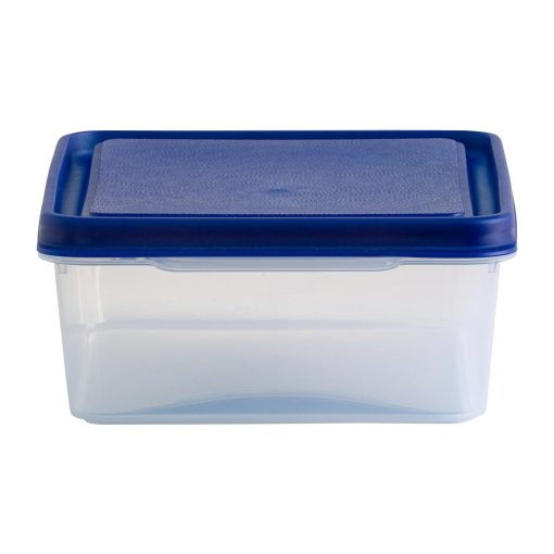 Wham Studio Rectangle Food Box Clear-Blue 2Ltr (HT769)