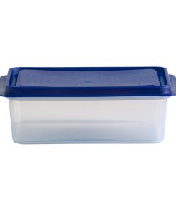 Wham Studio Rectangle Food Box Clear-Blue 2Ltr (HT769)