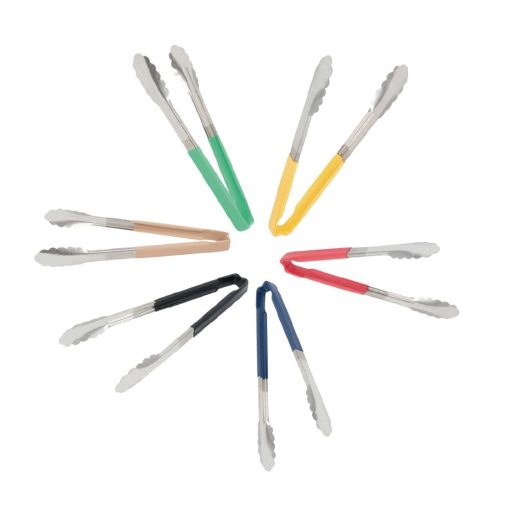 Vollrath Multi-coloured Utility Tongs Set 12 (HU085)