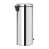 Brabantia NewIcon Pedal Bin Bucket Brilliant Steel 30Ltr (HU172)