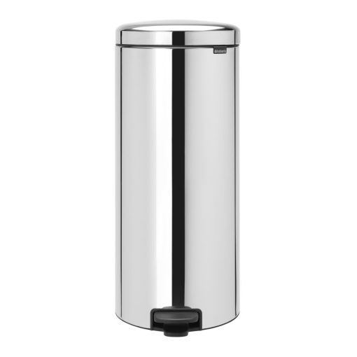 Brabantia NewIcon Pedal Bin Bucket Brilliant Steel 30Ltr (HU172)