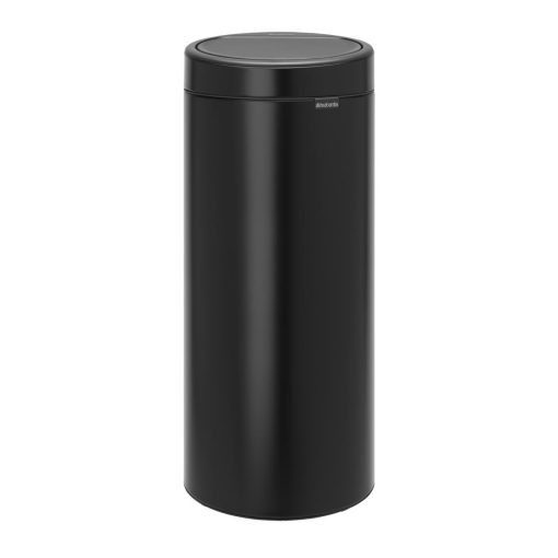 Brabantia Touch Bin Matt Black 30Ltr (HU173)