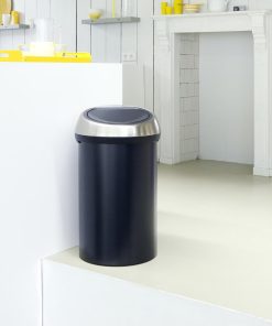 Brabantia Touch Bin Matt Black 60Ltr (HU175)