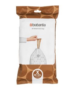Brabantia PerfectFit Bin Bags Code X 10-12Ltr 40 Pack (HU179)