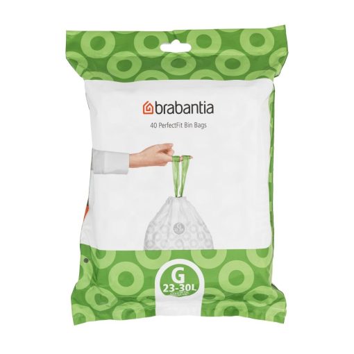 Brabantia PerfectFit Bin Bags Code G 23-30Ltr 40 Pack (HU181)
