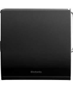 Brabantia Renew Toilet Roll Holder Matt Black (HU187)