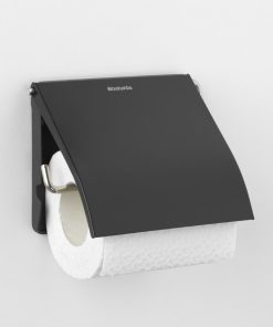 Brabantia Renew Toilet Roll Holder Matt Black (HU187)