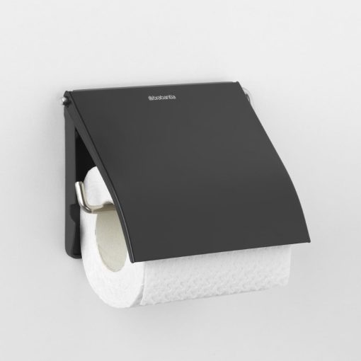 Brabantia Renew Toilet Roll Holder Matt Black (HU187)