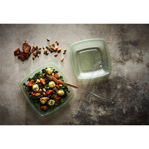 Plaza Evolve Square Takeaway Food Bowls 500ml 500 pack (HU371)