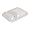 Faerch Hot Deli Deluxe 2 Compartment Takeaway Container Lids 365 Pack (HU385)