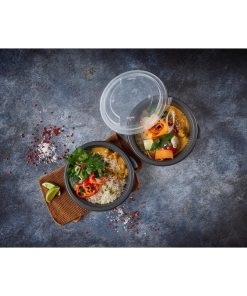 Faerch Hot Deli Deluxe Round Takeaway Containers 650ml 464 Pack (HU388)