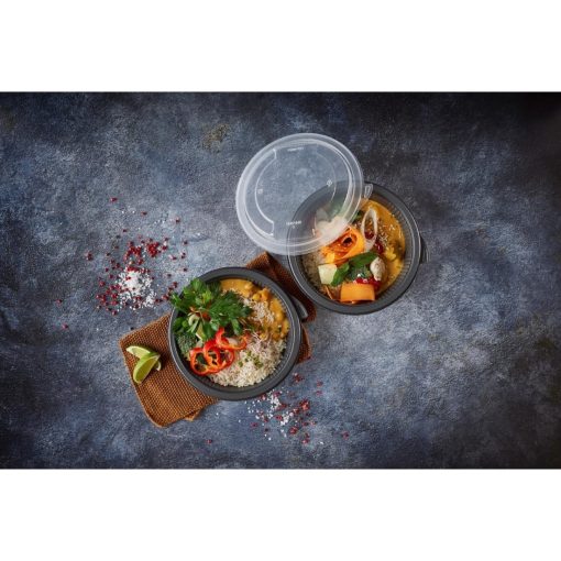 Faerch Hot Deli Deluxe Round Takeaway Containers 650ml 464 Pack (HU388)