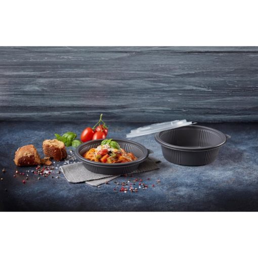 Faerch Hot Deli Deluxe Round Takeaway Containers 650ml 464 Pack (HU388)