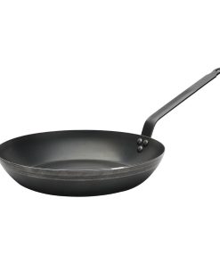 De Buyer Outdoor Blue Steel Round Frying Pan 32cm (HW066)